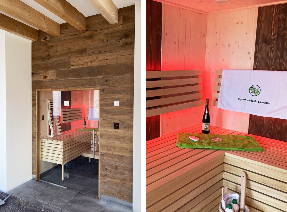 Startseite Sauna - Saunabau der Tischlerei Thoms aus Stralsund